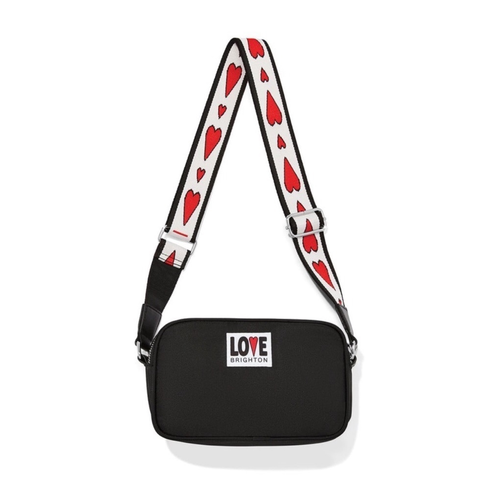 NWT Brighton Love Essentials Black Crossbody Bag